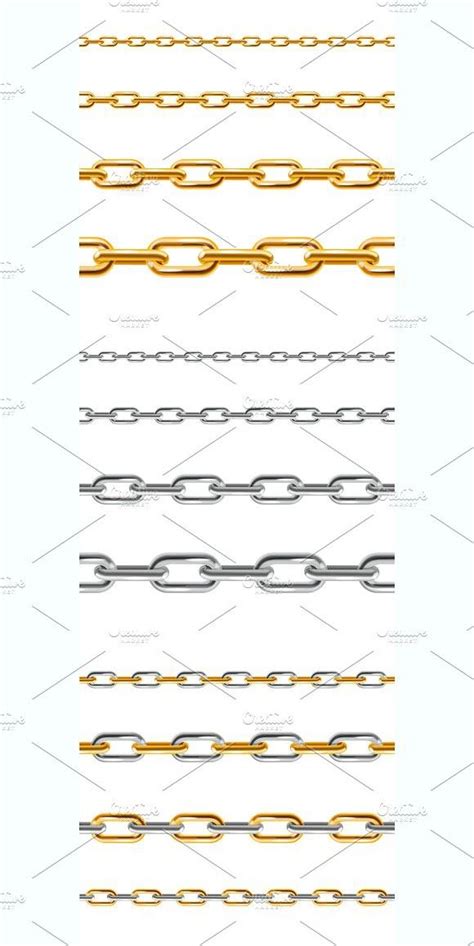 Chain Line Set. Vector | Jewellery design sketches, Jewelry design ...