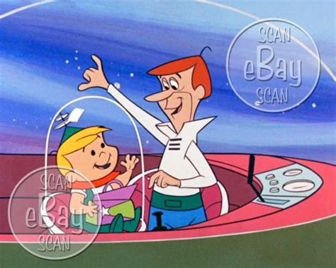 RARE ! PHOTO TV couleur dessin animé JETSONS HANNA BARBERA Studios Astro ELROY Judy JANE EUR 10 ...