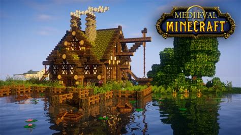 Medieval Fishing Lodge Tutorial Minecraft Project