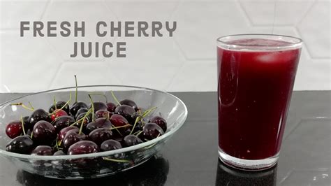 Cherry Juice Recipe | Refreshing Juice Recipes | Cooking Recipes ...