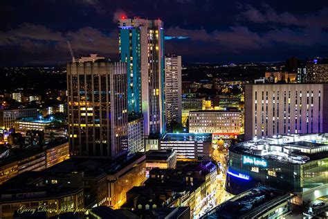 Birmingham at night on Behance