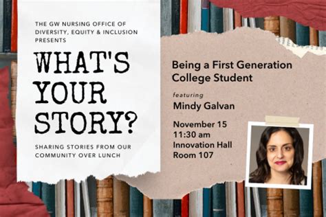 What's Your Story: Being a First-Generation College Student | School of ...