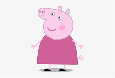 Granny Pig-0 - Peppa Pig Auntie Pig Transparent PNG - 389x496 - Free ...