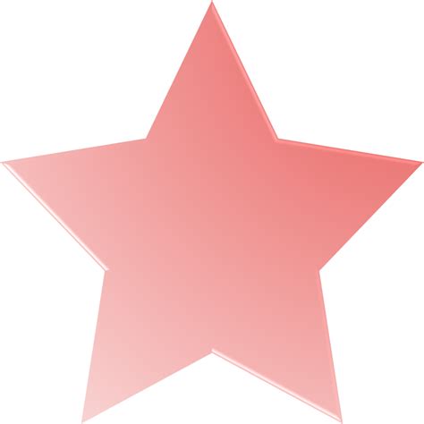Red Gradient Star, Gradient Star Button 10975208 PNG