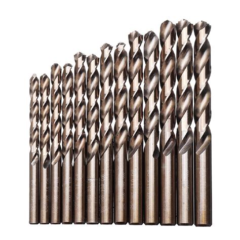 Drillpro M42 HSS Twist Drill Bit Set 3 Edge Head 8% High Cobalt Drill Bit for Stainless Steel ...