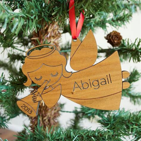 PERSONALIZED WOOD ORNAMENTS