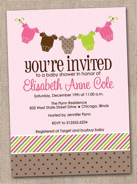 What Do You Write On A Baby Shower Invitation at Billy Murry blog