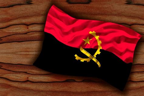 Premium Photo | National flag of Angola Background with flag of Angola