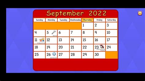 Starfall Calendar October 2022 - Printable Word Searches