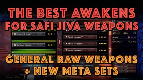 BEST SAFI JIIVA WEAPONS Raw Awakened Skills: MHW Iceborne - YouTube