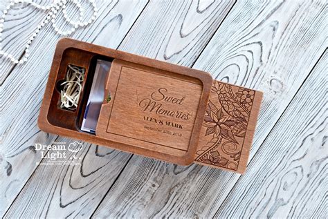 Keepsake box memory box photo box Photo Holderwedding | Etsy