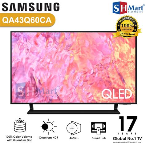 Jual SAMSUNG QLED SMART TV 43 INCH 43Q60C UHD 4K QA43Q60CAKXXD NEW 2023 GARANSI RESMI | Shopee ...