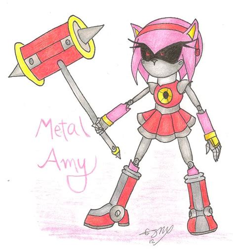 S: Metal Amy Rose by spiderboy1 on DeviantArt