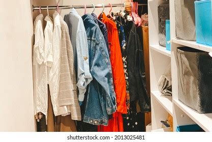 Messy Unorganized Closet Full Hanging Clothes Stock Photo 42577867 | Shutterstock