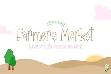 Farmers Market Font - UpFonts