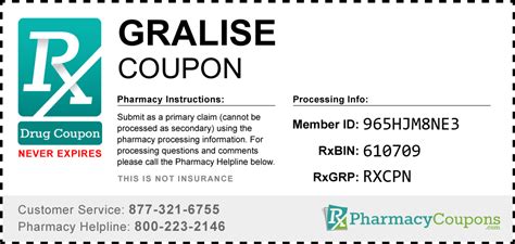 Gralise Coupon - Pharmacy Discounts Up To 80%