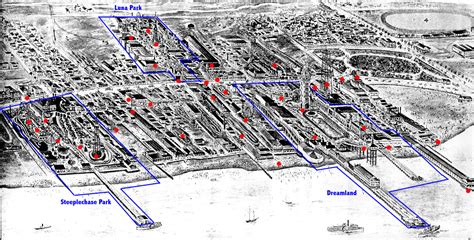 Coney Island - 1906 Map