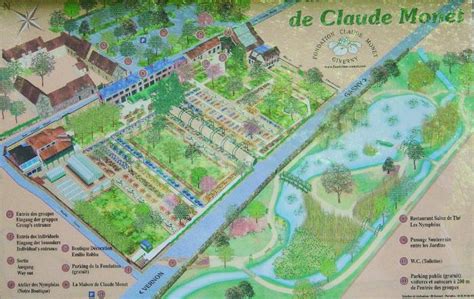 Giverny Monet Garden Map | Fasci Garden