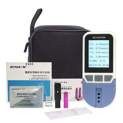 Buy Home Lipid Test Meter kit Cholesterol Test Meter kit HDL LDL Triglycerides Test Meter kit ...