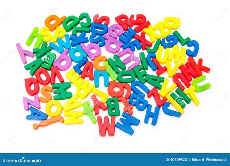 Pile Of Colorful Magnetic Letters Royalty-Free Stock Photo ...