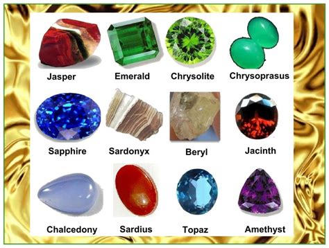 twelve precious stones of the holy city - Yahoo Image Search Results ...