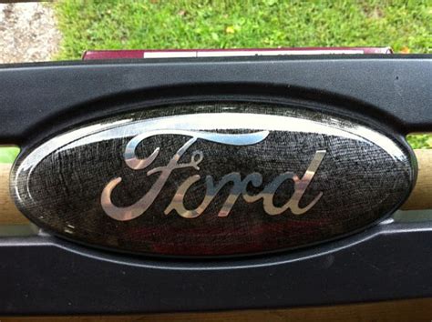 Custom Ford EmblemCarbon Fiber with Chrome by CustomizedEmblems | Ford emblem, Ford f150 crew ...