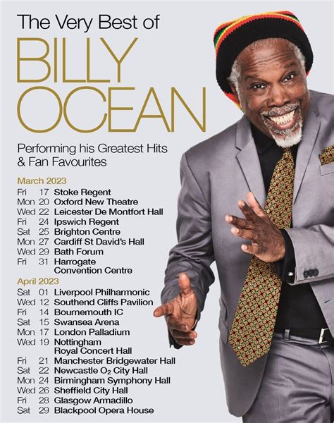 Billy Ocean announces concert dates for 2023 – Brighton and Hove News