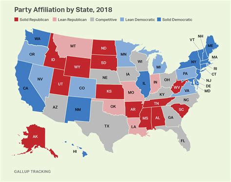 Exploring The Democratic States Map Of 2018 In The Usa - World Map ...