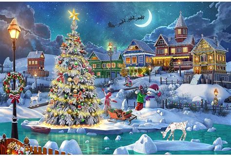 🔥Big Price Cut -Thomas Kinkade Santa's Workshop Jigsaw Puzzle 1000 Pieces