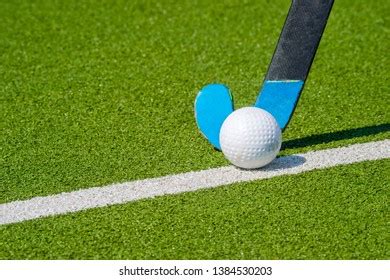 Field Hockey Stick Ball On Green Stock Photo 1384530203 | Shutterstock