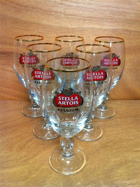 Stella Artois Set Of 6 Glasses And Glass Collection . See List Below ...