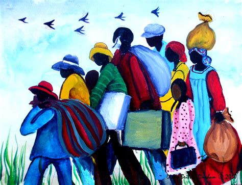 "Gwain North, The Great Migration" by Diane Britton Dunham | African american art, Art history ...