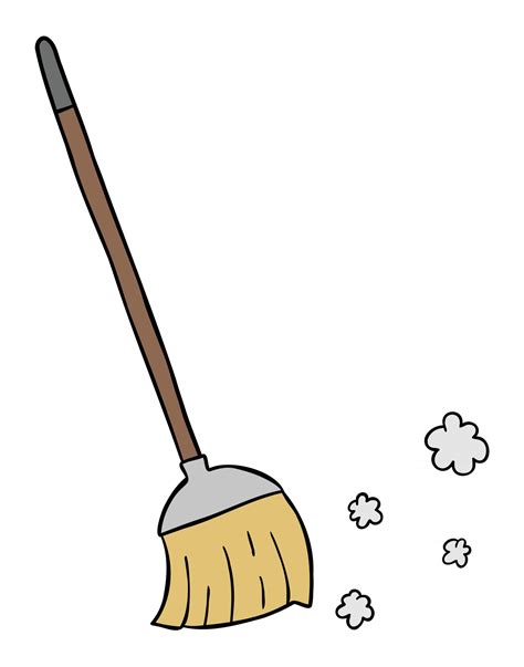 Cartoon Vector Illustration of Broom and Cleaning 2779828 Vector Art at Vecteezy