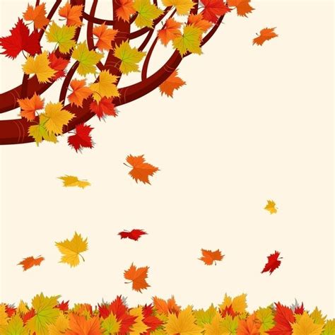 Free Vector | Cartoon autumn leaves background | Fall leaves cartoon, Cartoon leaf, Autumn ...