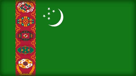 Turkmenistan Flag - Wallpaper, High Definition, High Quality, Widescreen