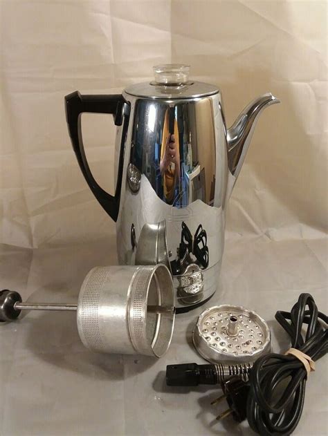 Vintage Sunbeam 10 Cup Automatic Percolator Coffee Pot Maker Model AP10 #Sunbeam | Percolator ...