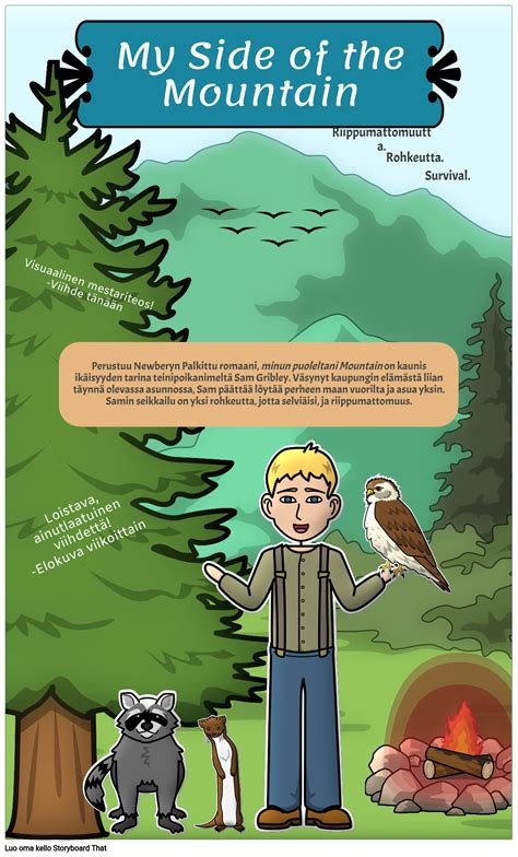 My Side of the Mountain -elokuvajuliste Storyboard