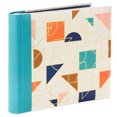 Bright Geometric on White Photo Album - Photo Albums - Hallmark