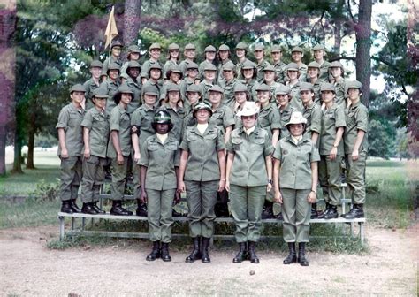 Fort McClellan - 1975, Ft. McClellan,Company B,1st Battalion,3rd Platoon,WAC,Front - The ...