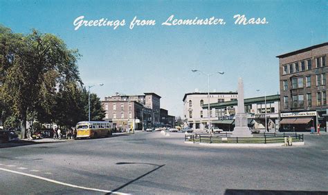 Leominster. | Postcard, Monument, Leominster massachusetts