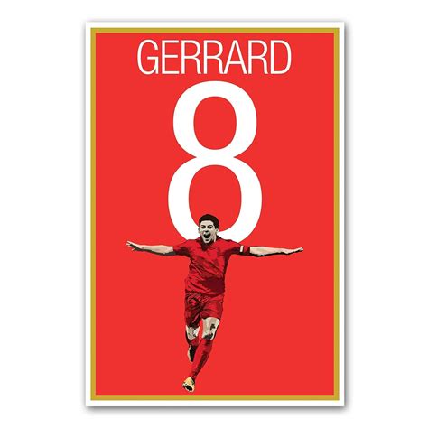 Buy Steven Gerrard Poster - Liverpool Art Online at Lowest Price in ...