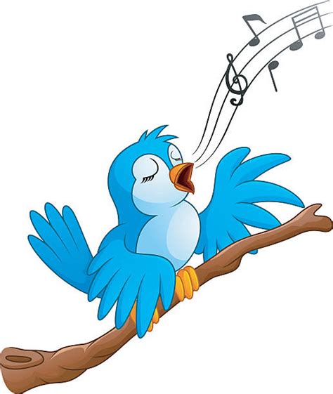 Bird On Branch Cartoons Stock Photos, Pictures & Royalty-Free Images ...