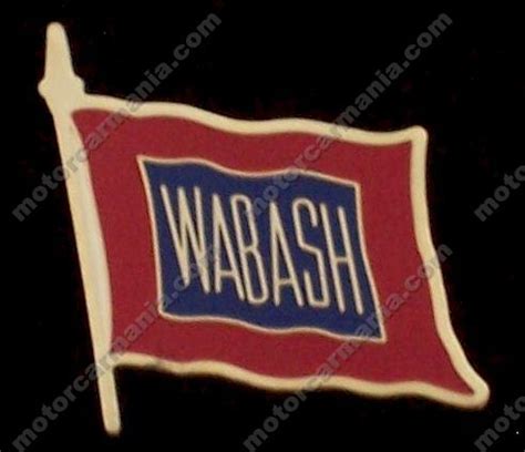 Wabash Railroad Logo Hat Lapel Pin #10-4060 - Locomotive Logos