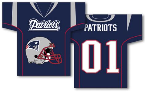 New England Patriots Jersey Banner 34" x 30" 2-Sided NFL Logo