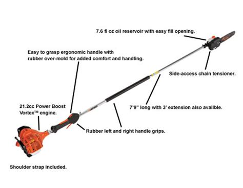 Echo PPF-225 Fixed Shaft Pole Saw Power Pruner