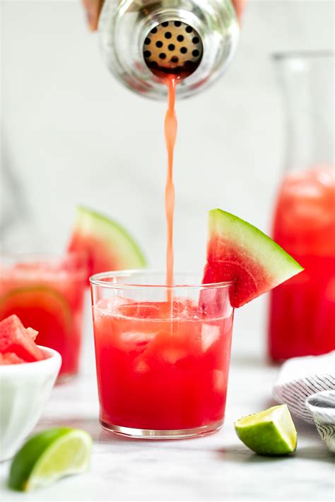 FRESH Watermelon Vodka Cocktail | Eat With Clarity