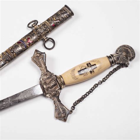 Antique Masonic Knights Templar Ceremonial Sword - Antique weapons, collectibles, silver, icons ...