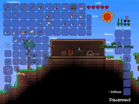 Azentiger and CoolYoshifan replay Terraria Part 4 Iron Pickaxe get! - YouTube