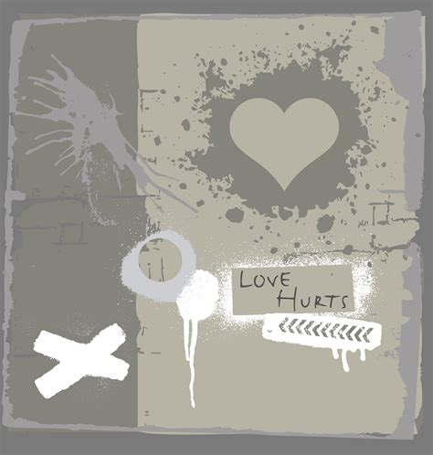 Free photo: Love Hurts - Graphic, Gray, Grunge - Free Download - Jooinn