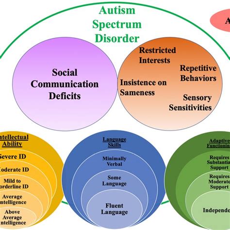 Overlap between categories and dimensions for core ASD symptoms and... | Download Scientific Diagram